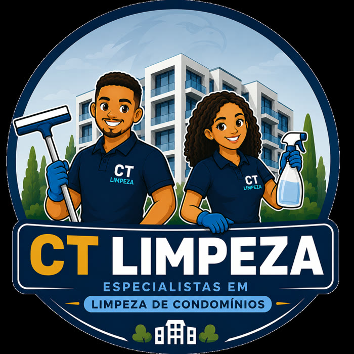 Logótipo da CT Limpeza - especialistas em limpeza de condomínios